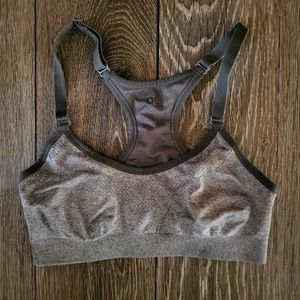 Racerback Gray sports bra